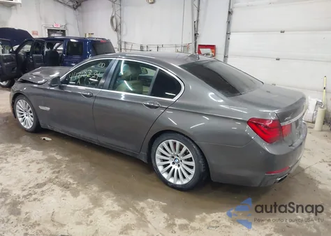 2013 BMW 750I xDrive из США, поврежденный, VIN WBAYB6C58DD223521